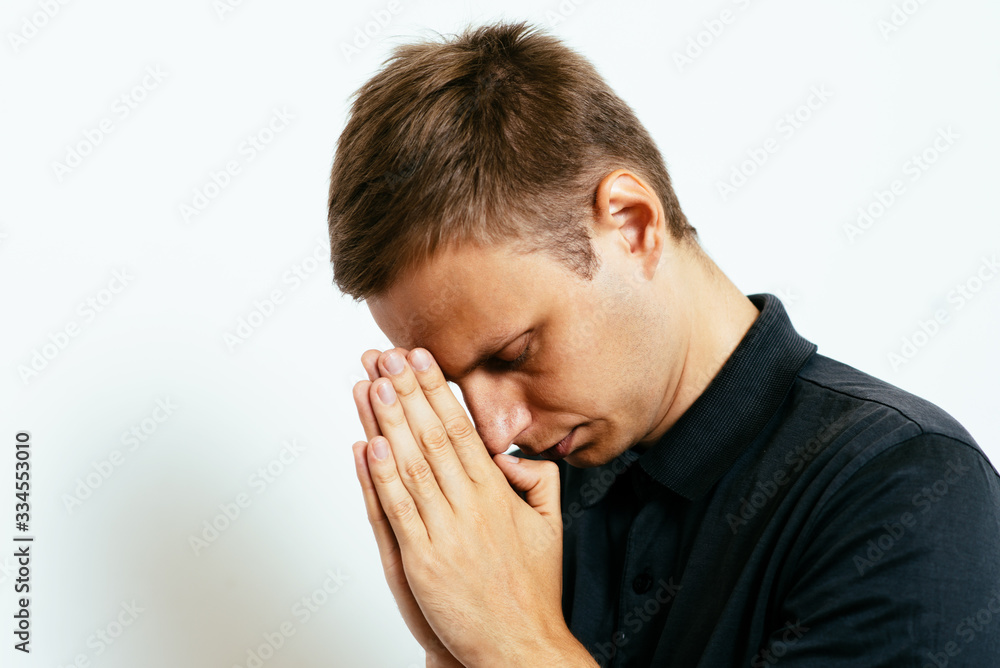 Prayer. Man. Prayer. Man.
