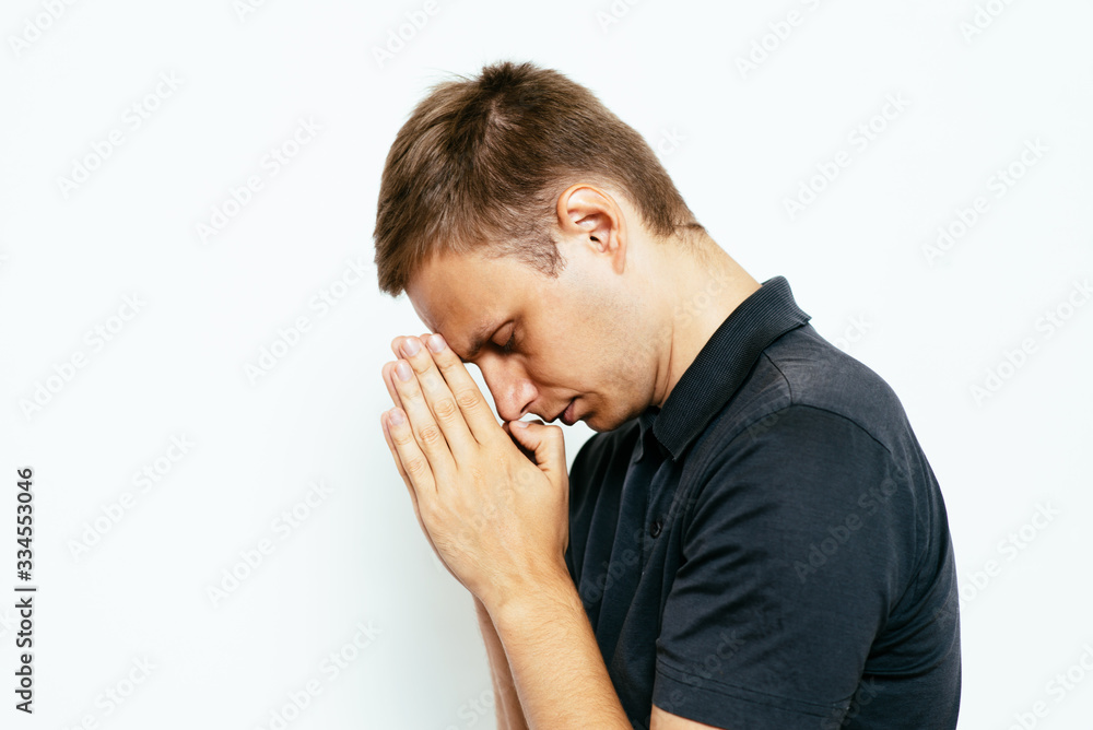 Prayer. Man. Prayer. Man.
