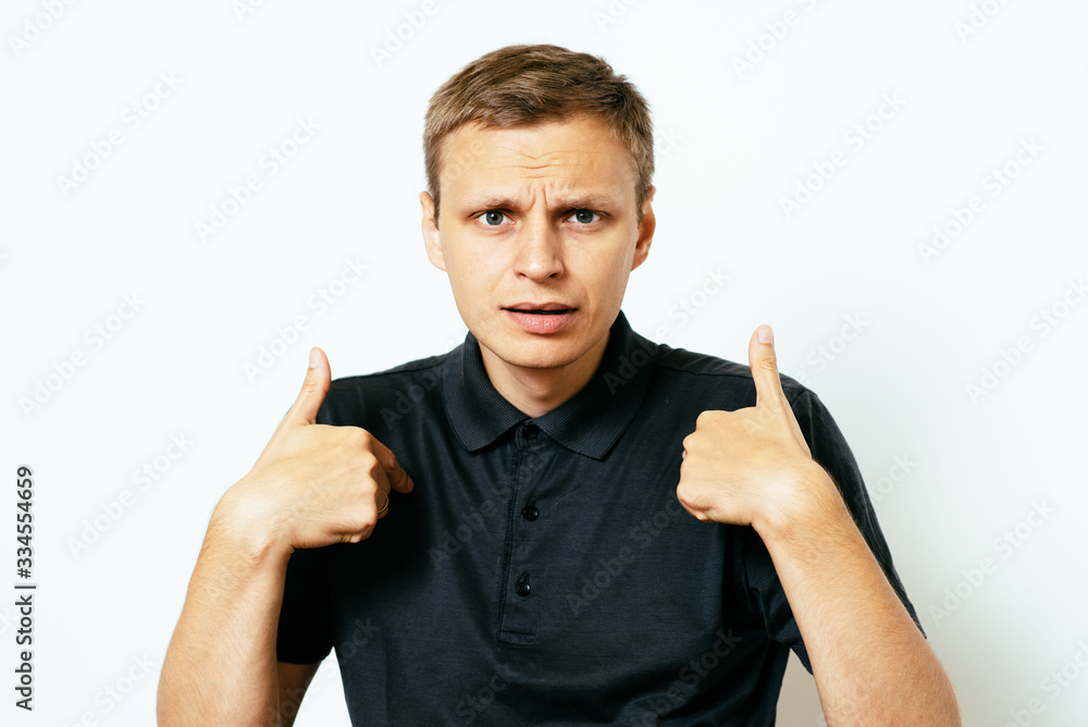 Male hand forefinger pointing to himself on the chest. Gesture. who am i. Male hand forefinger pointing to himself on the chest. Gesture. who am i.