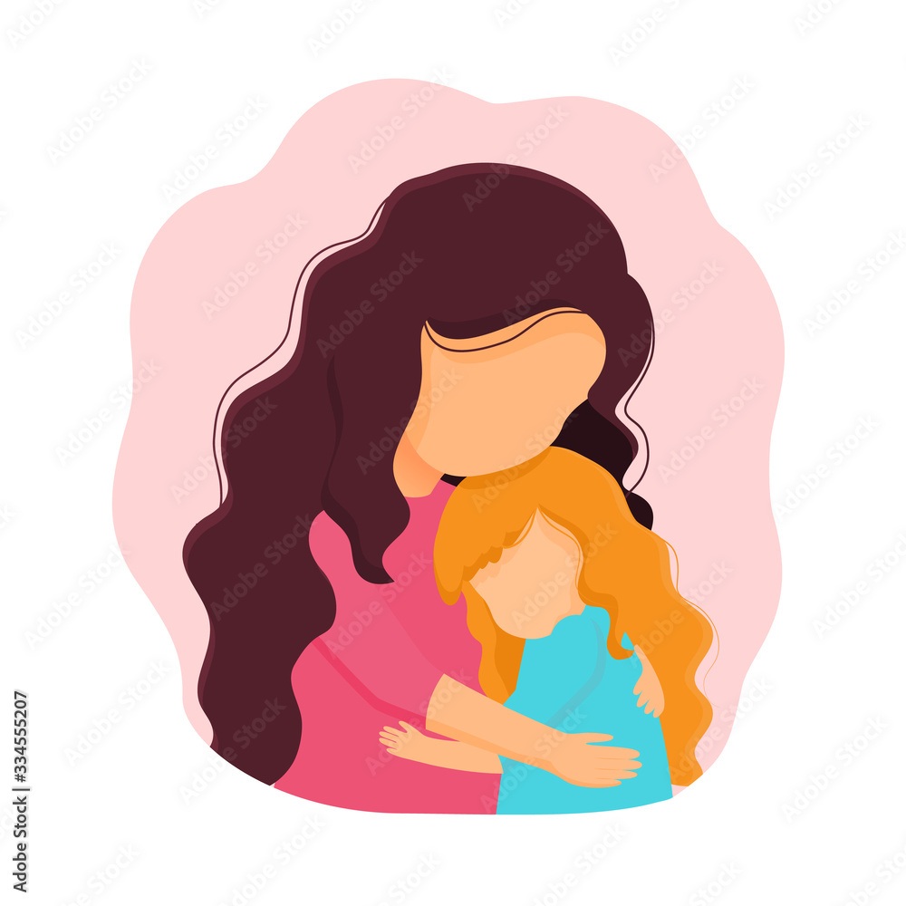 Mothers day concept. Flat style. Vector illustrartion Mothers day concept. Flat style. Vector illustrartion