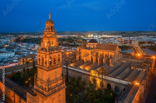 The Mosque–Cathedral of Córdoba aerial view