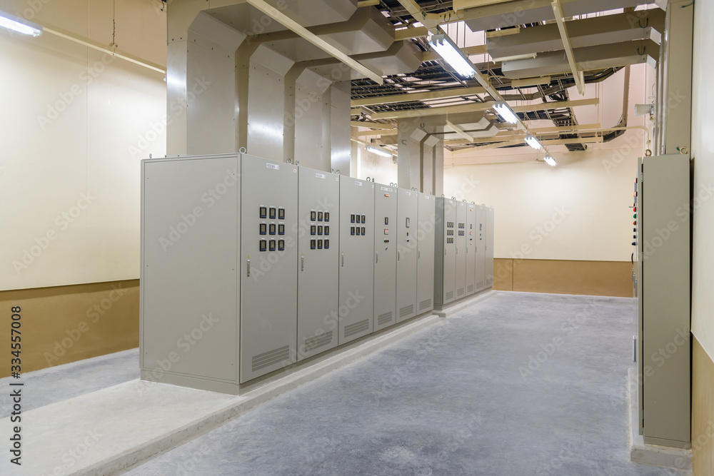 Foto de Switchgear electrical energy distribution substation