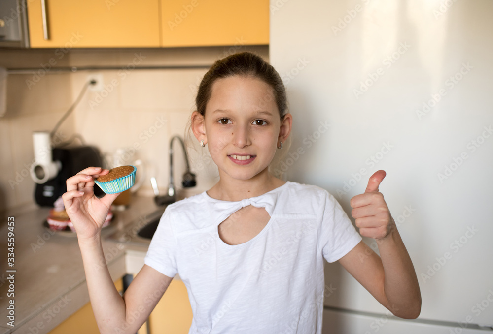 little girl with brush. little girl with a glass of milk little girl with brush. little girl with a glass of milk
