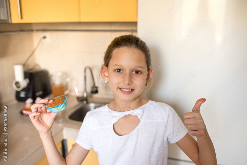 little girl with brush. little girl with a glass of milk little girl with brush. little girl with a glass of milk