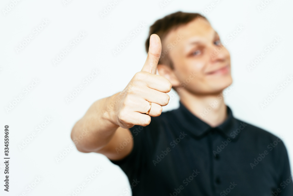 Man Showing Thumb Up