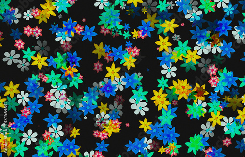 decorative colored flower background