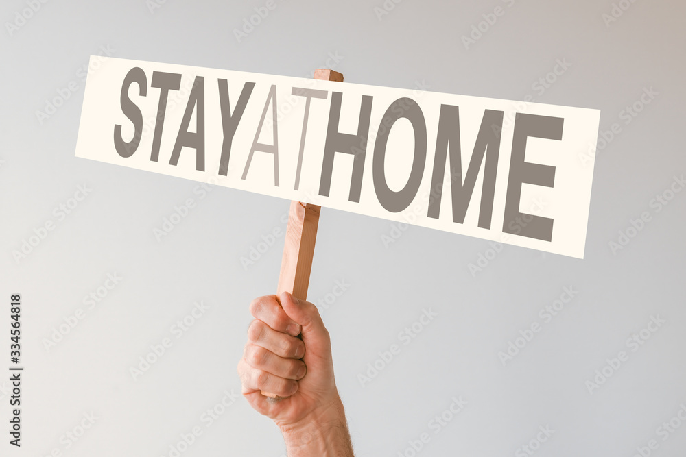 Stay at home concept Stay at home concept