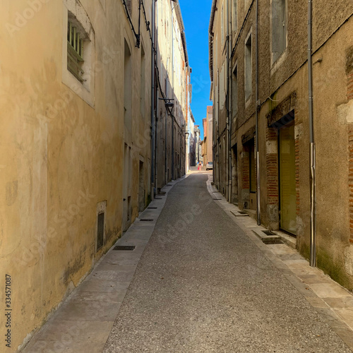 Empty street in Cahors, France © Inti St. Clair