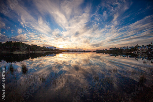 Deer Lake at sunset