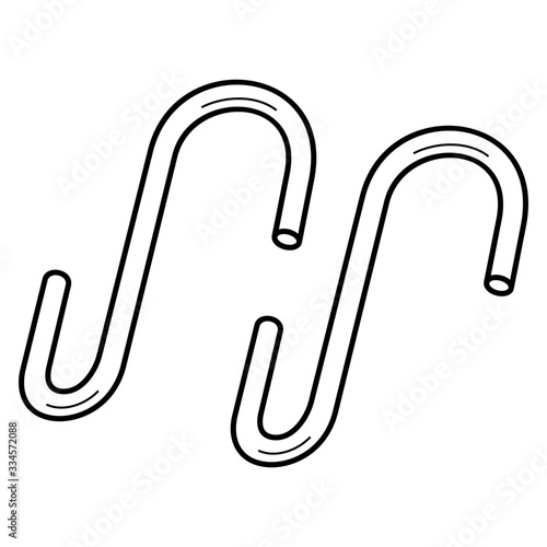 S shaped hooks