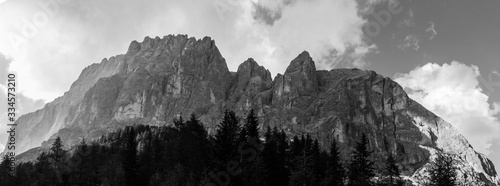 Foto panorama de la marmolada
