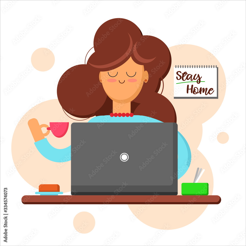 Freelance because of quarantine. Stay home and work on PC to be healthy and not infected by virus Freelance because of quarantine. Stay home and work on PC to be healthy and not infected by virus