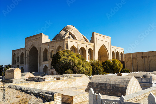 The Muslim Shrine, the Mausoleum of Bahauddin Nakshbandi in Bukhara, Uzbekistan photo