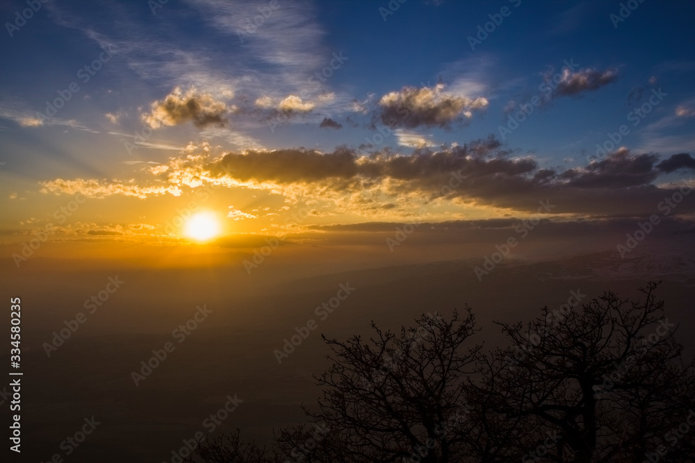 beautiful view from Mount Ara