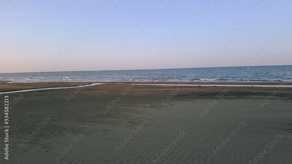 Obraz premium beach at sunset