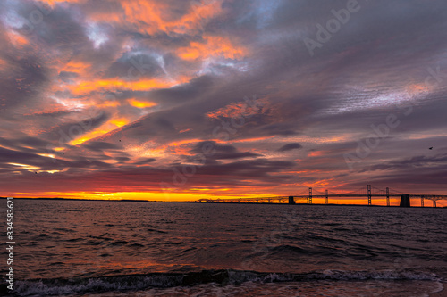 Sunrise at Sandy Point Park Annapolis Maryland 