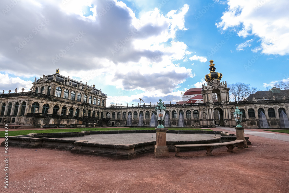 Impressions of the old town in Dresden, Germany