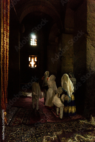 lalibela church during the mass