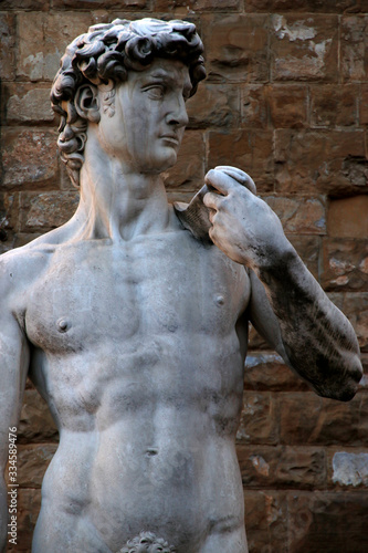 Artistic heritage in the old town of Florence
