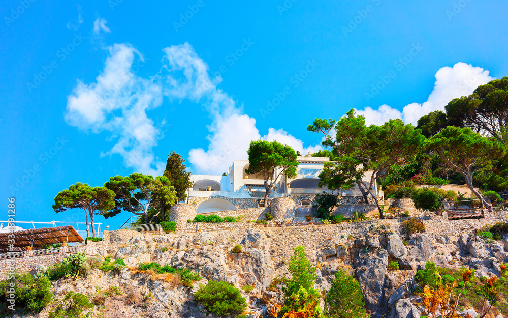 Villa in Capri Island reflex