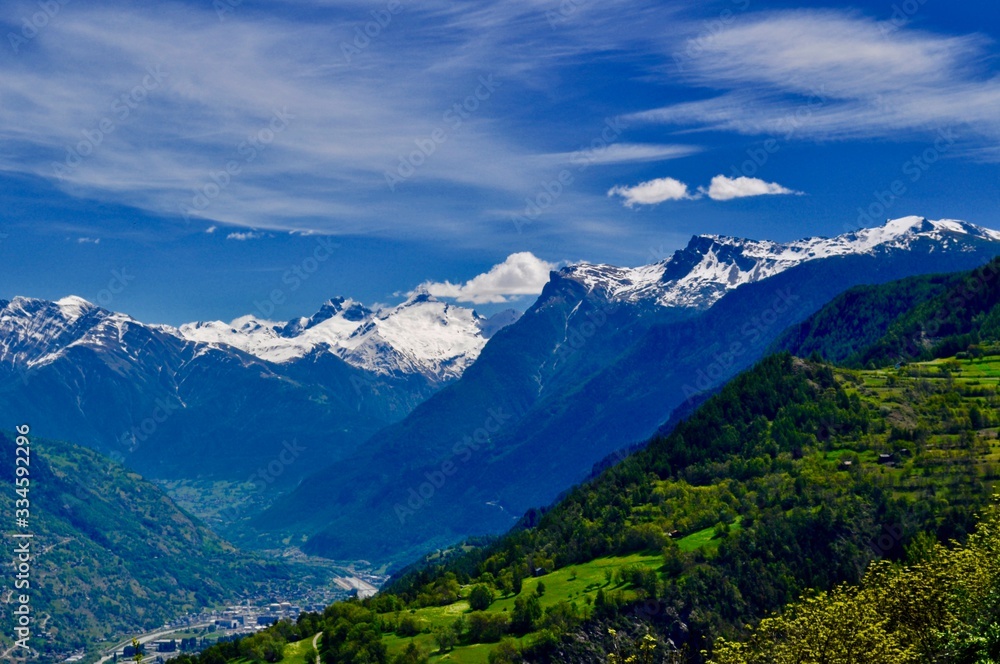Berge in Wallis
