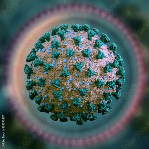 Coronavirus Corona Virus Covid-19 Korona Novel 3D illustration