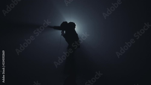 A rapper in dark
