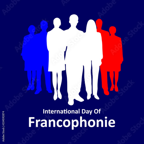 international day of francophonie, poster and banner