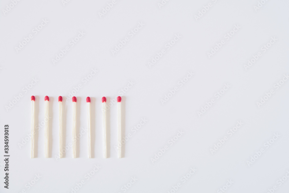 Power of Social Distancing. Maintain a distance between you and other people. Matchstick Power of Social Distancing. Maintain a distance between you and other people. Matchstick