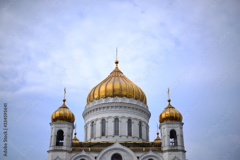 
golden dome of a moscow church