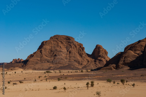 Natural rock formations, Chad, Africa