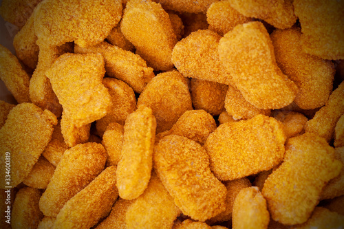 Wallpaper Mural Frozen nuggets spread out evenly as a background. Torontodigital.ca