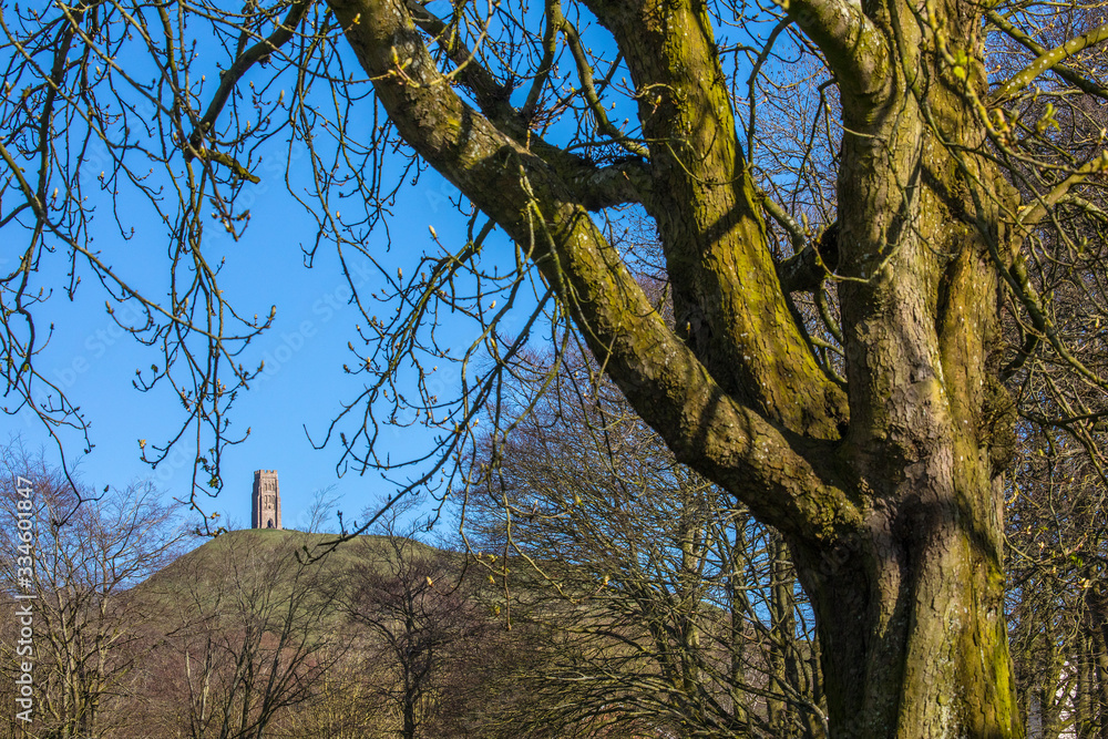 Fototapeta premium Glastonbury Tor in Somerset, UK