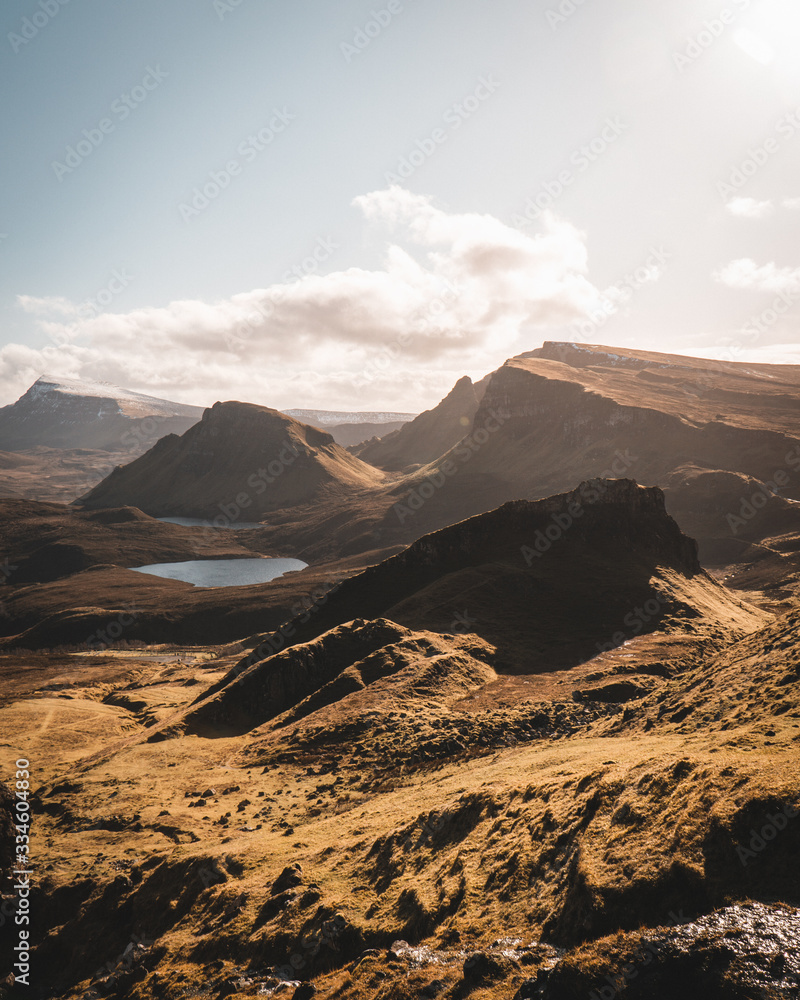 Naklejka premium Quiraing Mountains