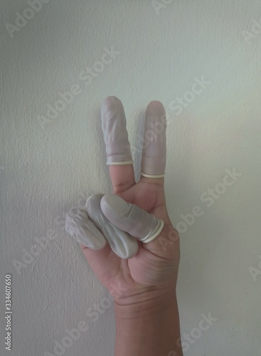 hand of a man