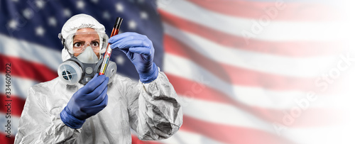 Doctor or Nurse Wearing Med...