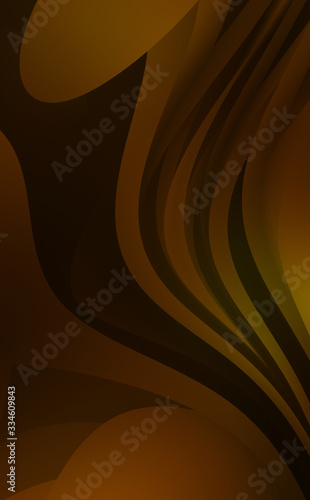 Abstract background with colorful gradient. Vibrant graphic wallpaper with stripes design. Fluid 2D illustration of modern movement.