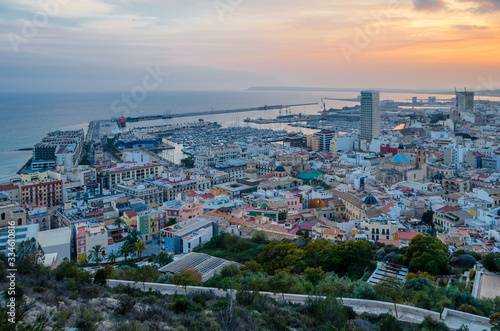 Alicante city view, Spain