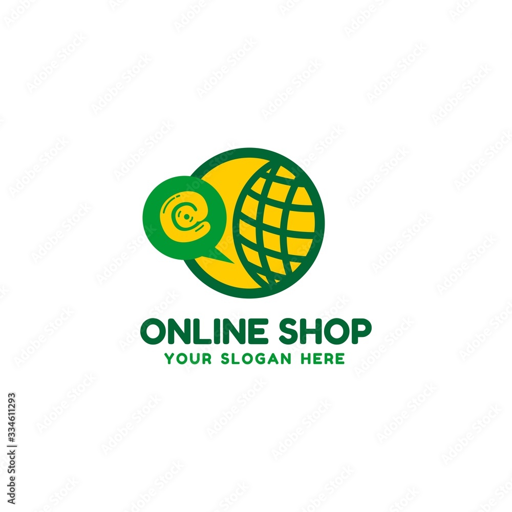 Online Shop Logo Template