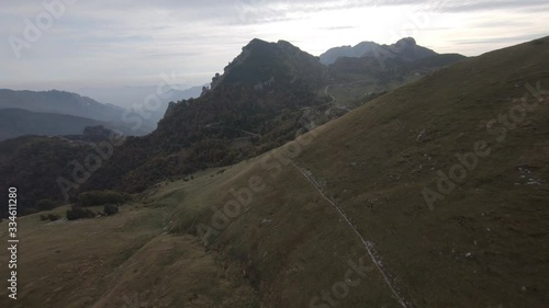 Alps italy, Drone FPV, Color flat photo