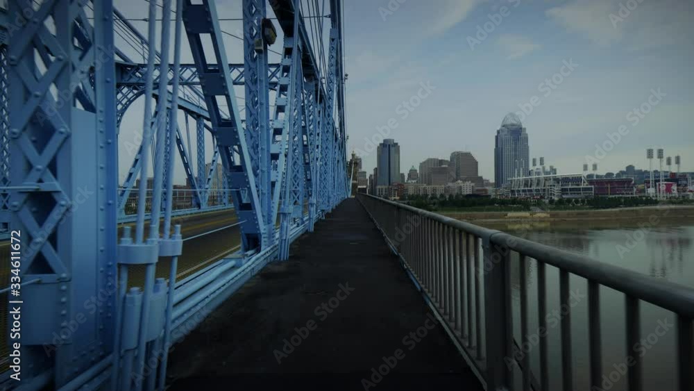 POV Moving Over Bridge