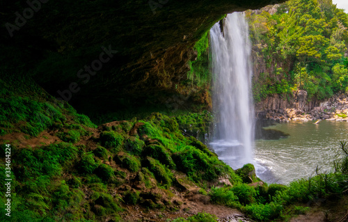 Beautiful waterfall  Paihia  New Zealand