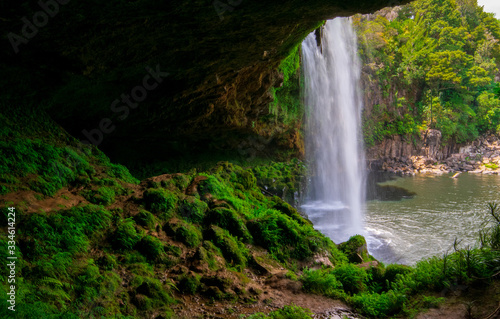 Beautiful waterfall, Paihia, New Zealand