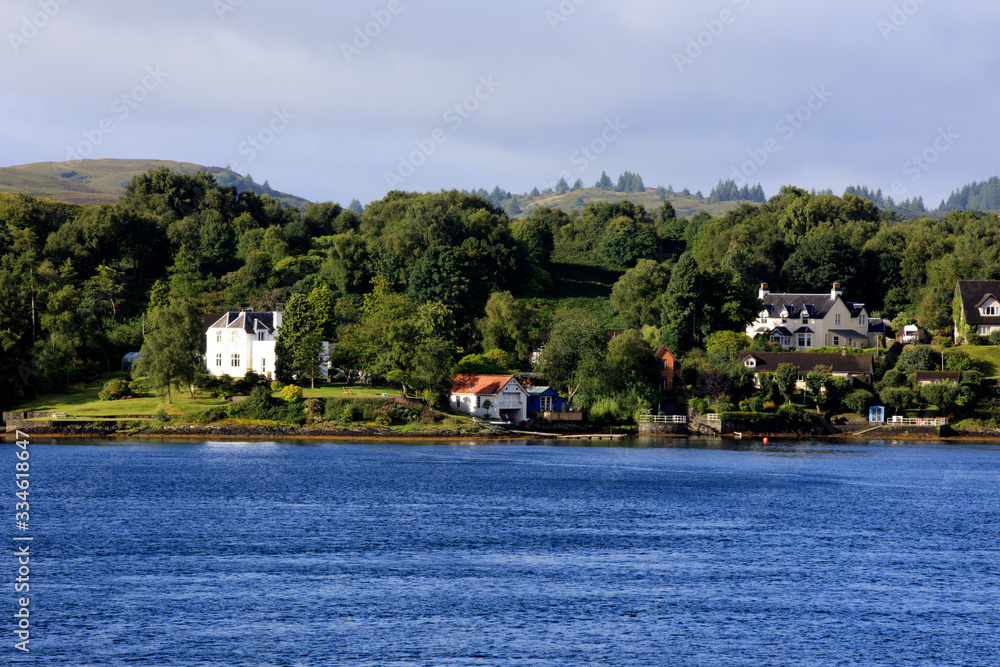 Loch Nell (Scotland), UK - August 15, 2018: Loch Nell, Scotland, United Kingdom