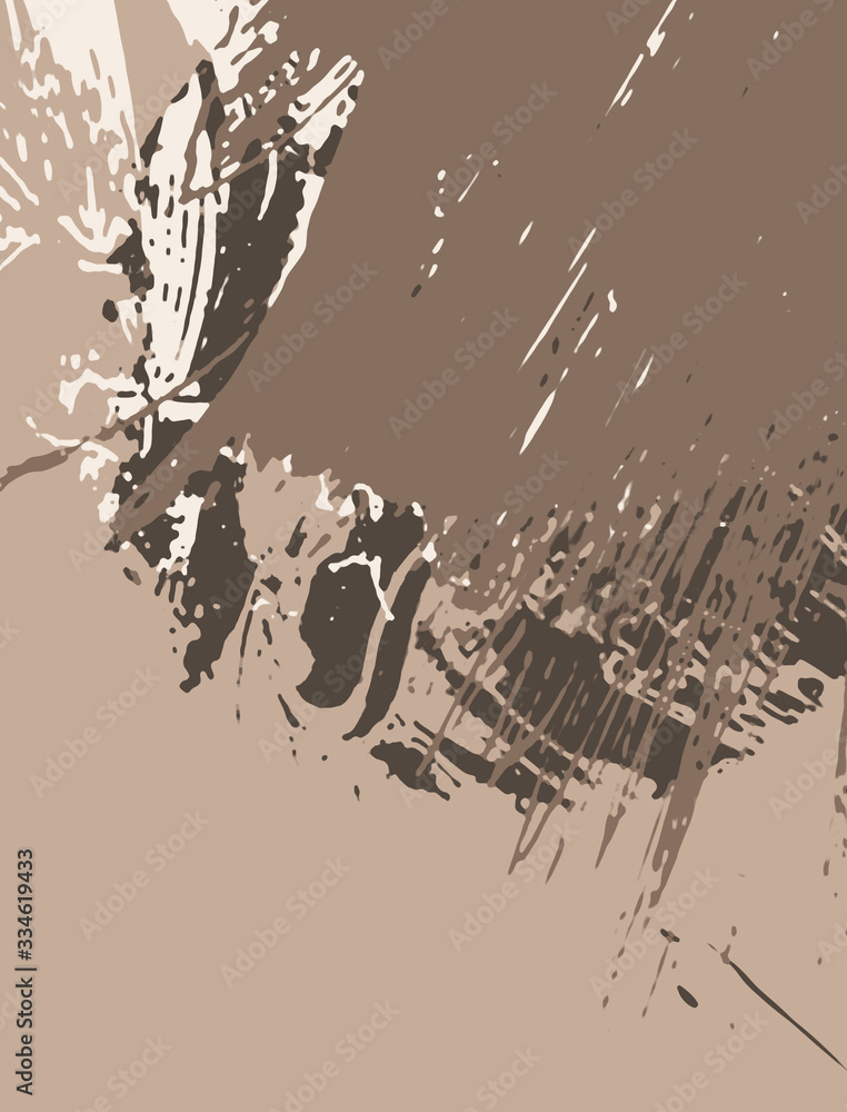 Obraz premium Abstract color painting background. Ink pattern illustration. Contemporary and modern texture. Creative and artistic wallpaper. Artistic wall with brushed shapes design. Urban Grunge.