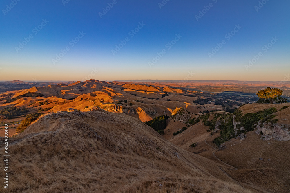 Naklejka premium Te Mata peak in new zealand, 360°
