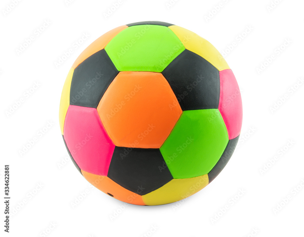 Fototapeta premium color soccer ball