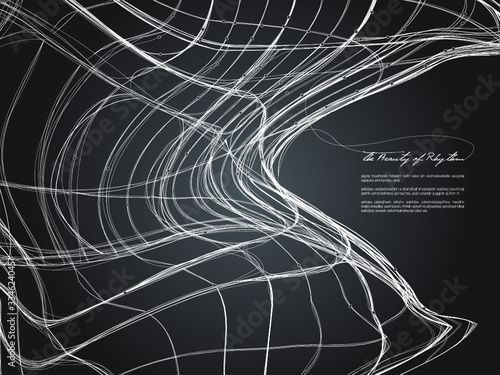 Abstract web design template in vector format