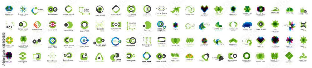 Abstract Logo And Icon Set. Elements Collection Isolated On White - Vector. Flat Icons For Business Template Logo, Square Elements, Website, Business Symbol And Circle Elements. Abstract Medical Logo Abstract Logo And Icon Set. Elements Collection Isolated On White - Vector. Flat Icons For Business Template Logo, Square Elements, Website, Business Symbol And Circle Elements. Abstract Medical Logo