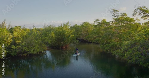 Oleta River Miami Drone shot photo